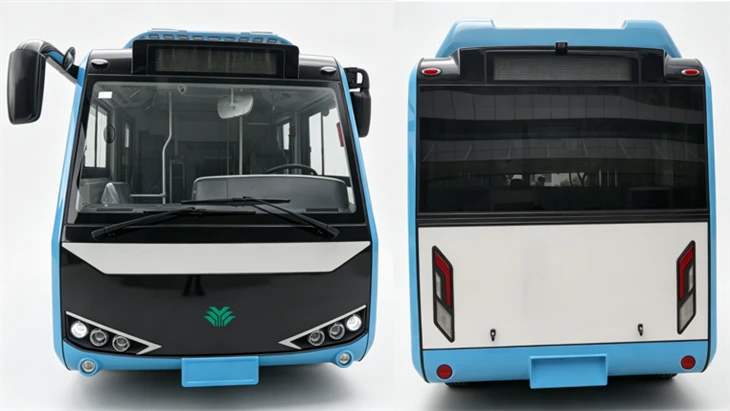 Electric City Bus 6m mini bus shuttle bus factory