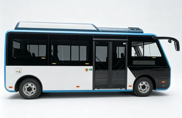 Electric City Bus 6m mini bus shuttle bus price